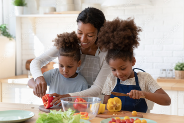 Cooking Together as a Family